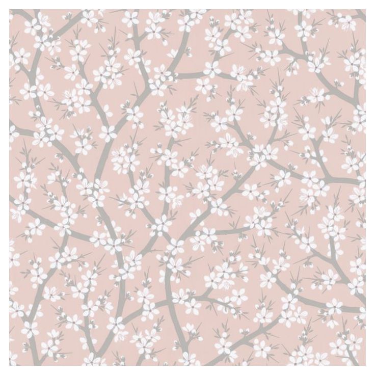 Tapetti Sandudd Rantaniitty 5309-3, 0,53x11,20 m, punainen/valkoinen, non-woven