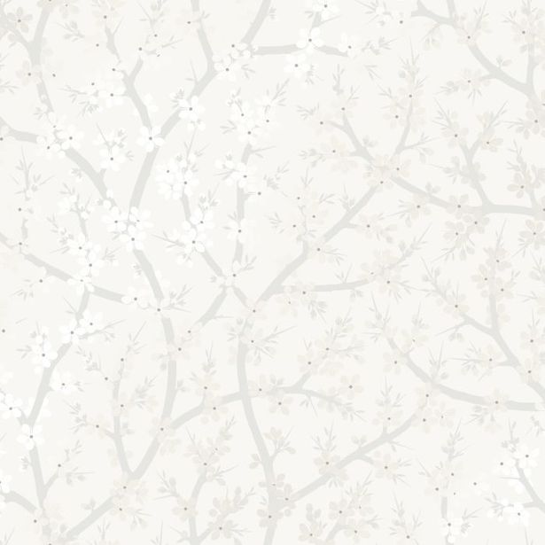 Tapetti Sandudd Rantaniitty 5311-1, 0,53x11,20 m, valkoinen/helmiäinen, non-woven