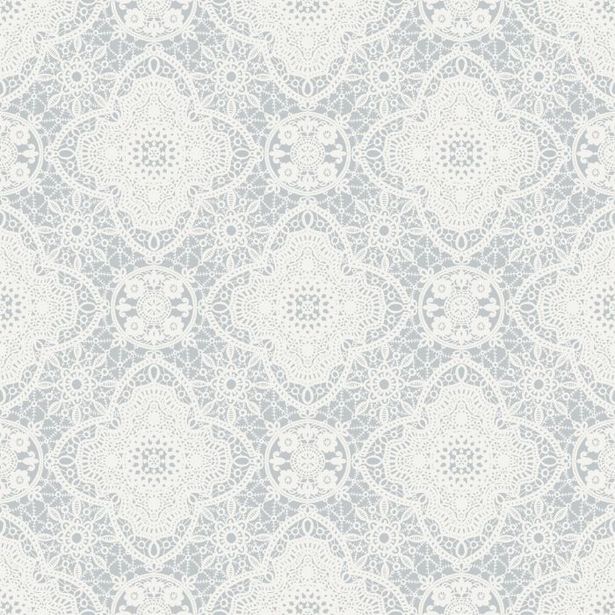 Tapetti Decor Maison Belle 5338-2, 0,53x10,05 m, harmaa/hopea, non-woven