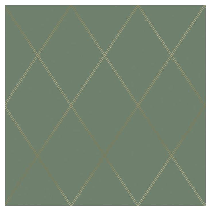 Tapetti Decor Maison Belle 5343-4, 0,53x10,05 m, vihreä/kulta, non-woven