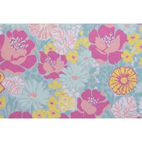 Tapetti Sandudd Kesäillan taikaa Jasmine 5447-3, kukka, pinkki/keltainen