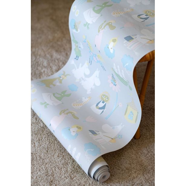 Tapetti Sandudd Muumi Aarre 5460-1 5460-1, sininen