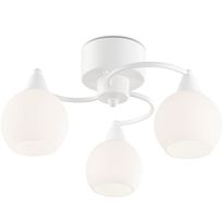 Plafondi Sessak Iris 3-osainen K11010-3V, Ø 42cm, metalli, mattavalkoinen