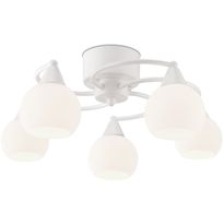 Plafondi Sessak Iris 5-osainen K11010-5V Ø 50 cm mattavalkoinen