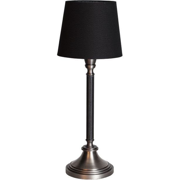 Pöytävalaisin Sessak Dinant, Ø22cm, musta