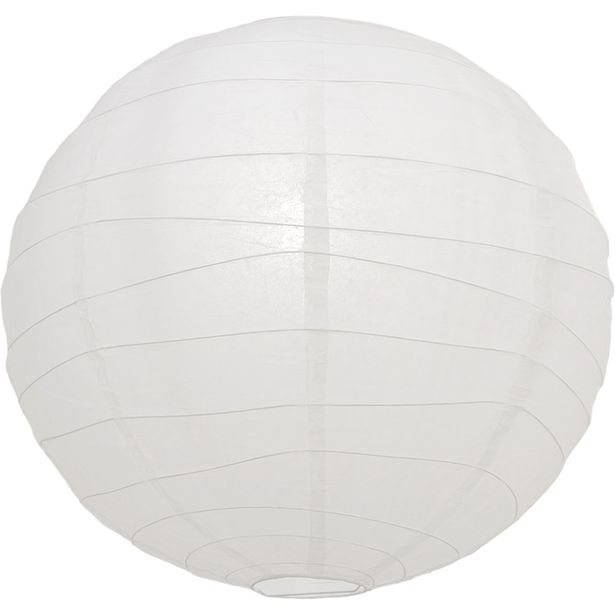 Varjostin Sessak Riisipaperi Ø 50 cm valkoinen