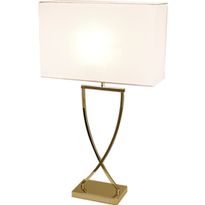 Pöytävalaisin By Rydéns Omega 2829620-5000, 67x40cm, metalli, kromi/valkoinen