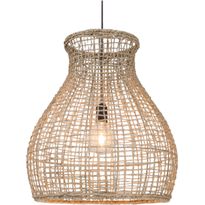 Riippuvalaisin By Rydéns Seagrass 42000010-5507, 55x48cm, metalli, beige/luonnonvalkoinen