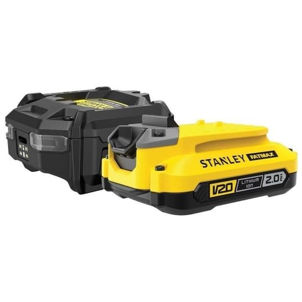Akku + laturi Stanley FatMax V20 SFMCB10D1-QW, 18V, 1x2.0Ah