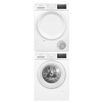 Pesukone ja kuivausrumpu Siemens WM14N01LDN WT43HV0EDN, 10/9kg, valkoinen