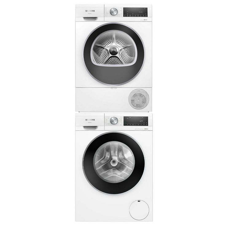 Pesukone ja kuivausrumpu Siemens WG56G2ZIDN-WQ42G20KDN iQ500, 9/9kg, valkoinen