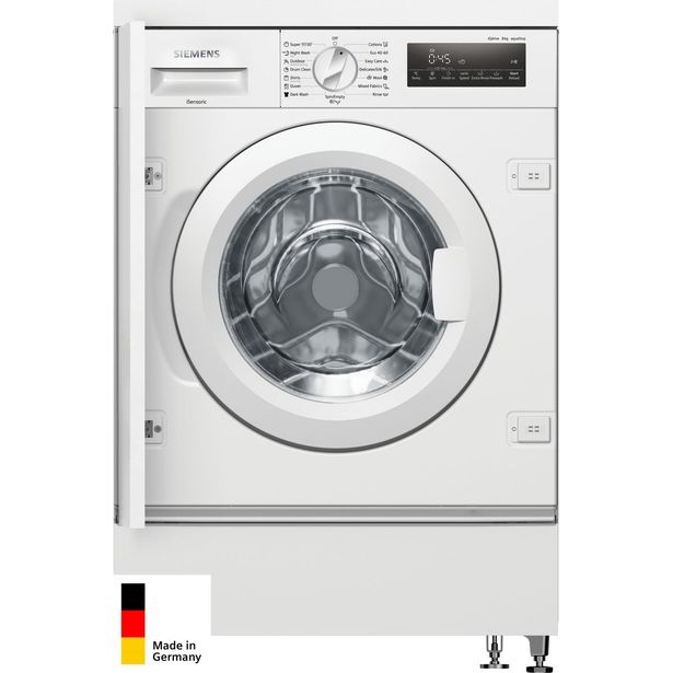 Pyykinpesukone Siemens iQ700 WI14W542EU, 8kg, 1400rpm, integroitava