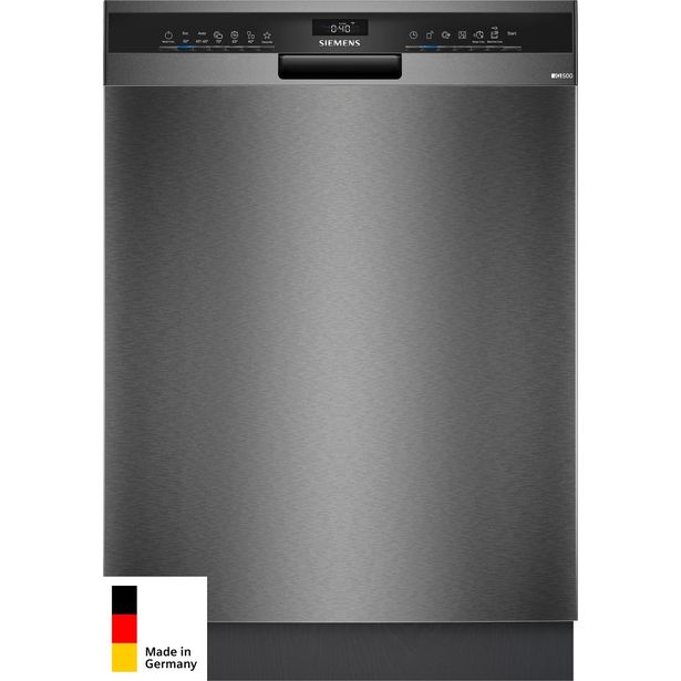 Astianpesukone Siemens iQ500 SN45ZC04CS 60cm musta teräs