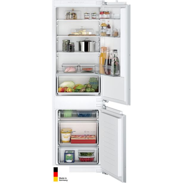 Jääkaappipakastin Siemens iQ100 KI86VNFE0 54cm integroitava