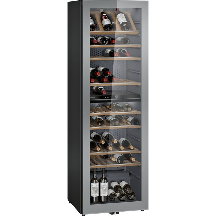 Viinikaappi Siemens iQ500 KW36KATGA, 60cm, 2 lämpötila-aluetta, vapaasti seisova, silver