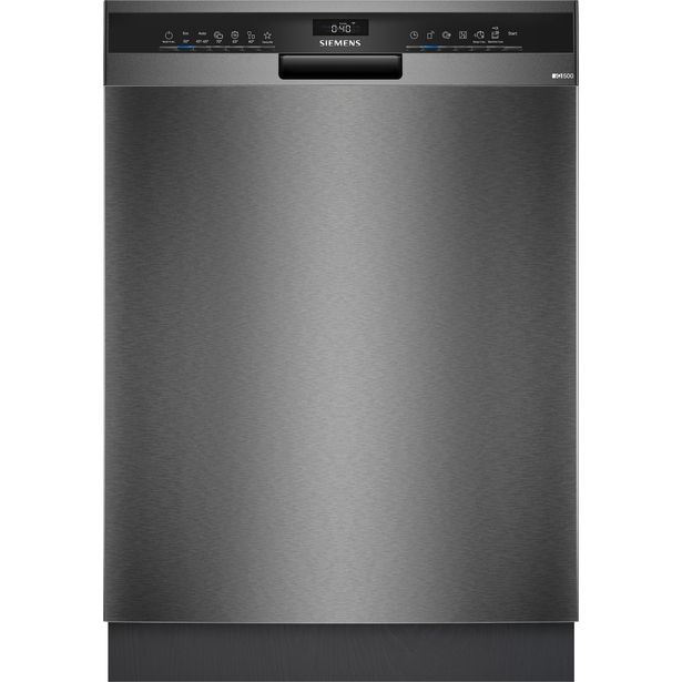 Astianpesukone Siemens iQ500 SN45ZC04CS 60cm musta teräs
