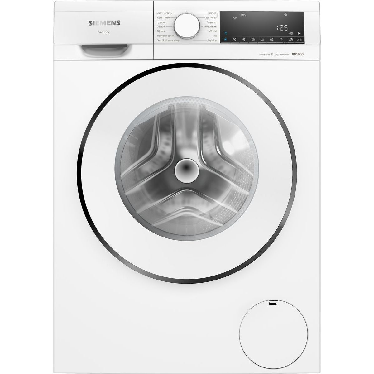 Edestä täytettävä pyykinpesukone Siemens iQ500 WG46G2ZLDN 1600rpm 9kg
