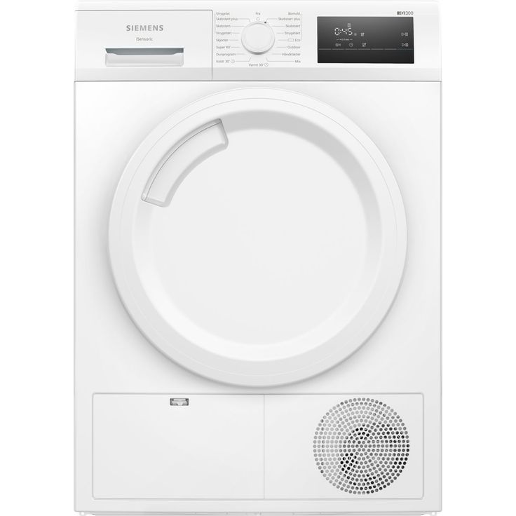 Lämpöpumppukuivausrumpu Siemens iQ300 WT43H0L5DN, 7kg