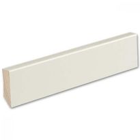 Jalkalista Siparila Kiille 12x42x3600mm, puhtaanvalkoinen