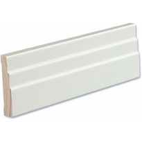 Peitelista/jalkalista Siparila Vana 15x70x3600mm, puhtaanvalkoinen