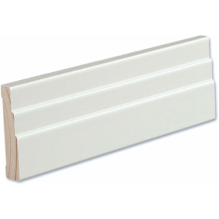 Peitelista/jalkalista Siparila Vana 15x70x3600mm, puhtaanvalkoinen