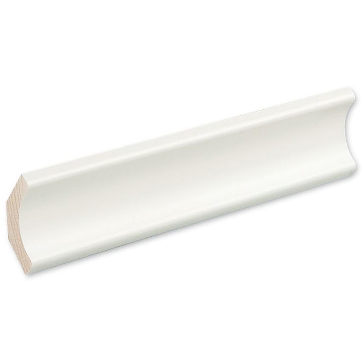 Kattolista Siparila Kiille 15x44x3600mm, puhtaanvalkoinen