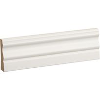 Peitelista/jalkalista Siparila Kumpu, 15x56mm, puhtaanvalkoinen