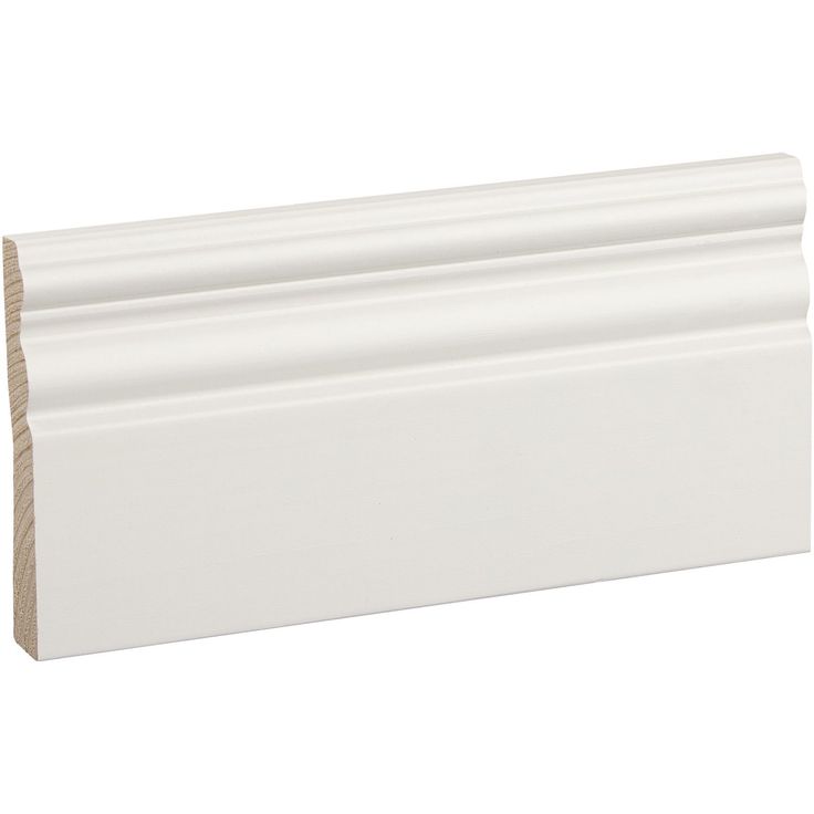 Peitelista/jalkalista Siparila Kumpu, 15x92mm, puhtaanvalkoinen