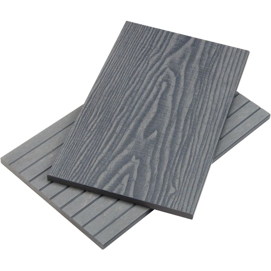 Reunalauta Cent 3D, 10x180x2900mm, puukomposiitti, harmaa