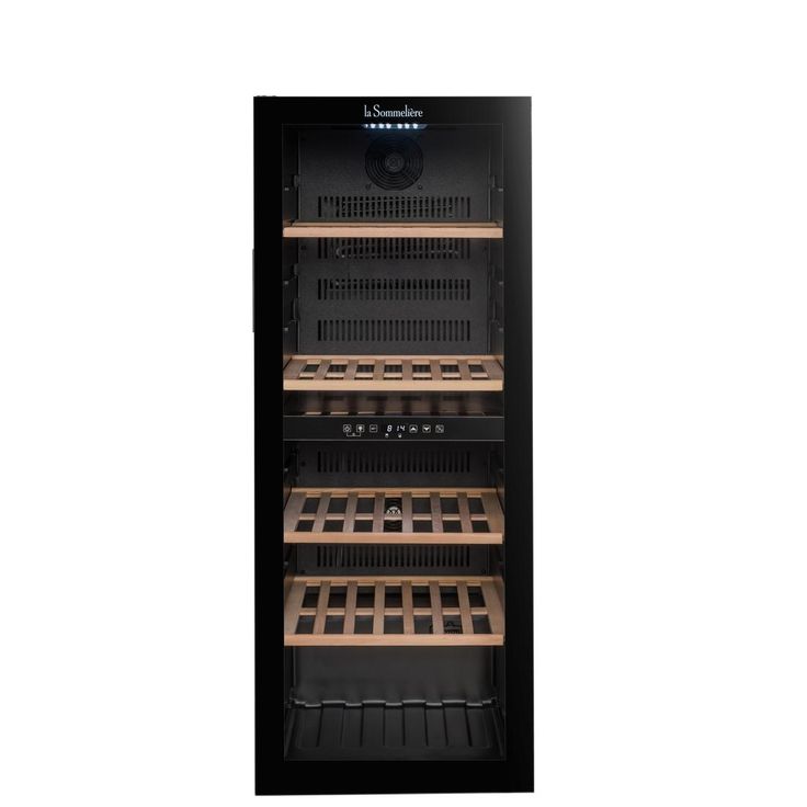 Viinikaappi la Sommeliere SLS90DZ, 48cm, 2 lämpötila-aluetta, vapaasti seisova, musta