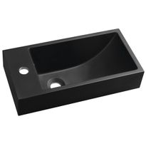 Pesuallas Interia Ariana, 50x25 cm, vasen, mattamusta