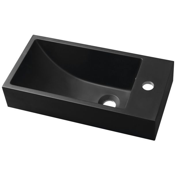 Pesuallas Interia Ariana, 50x25 cm, oikea, mattamusta