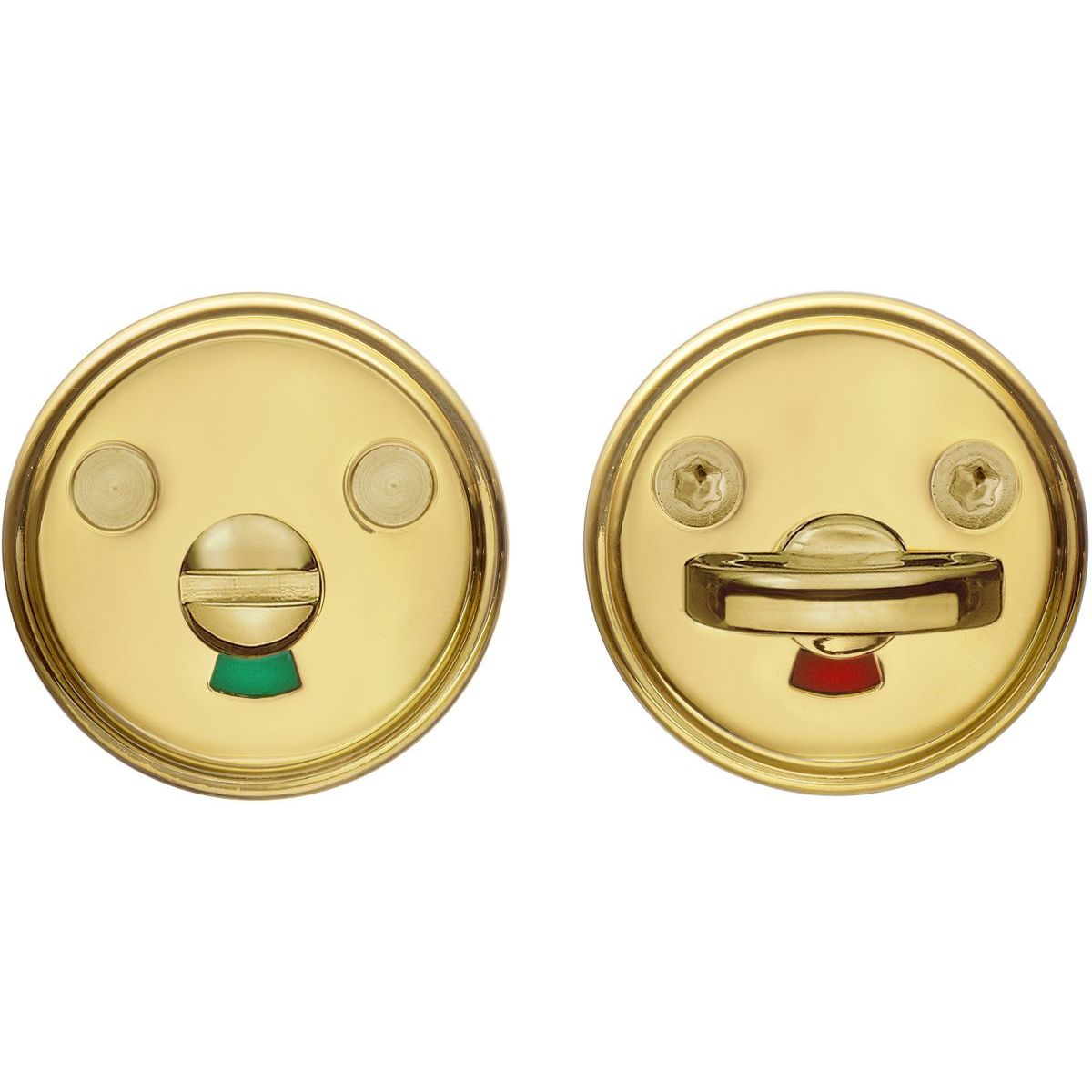 WC-vääntönuppi Beslagsboden B210P, kiillotettu messinki