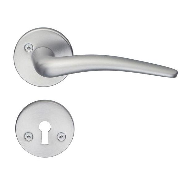 Väliovenpainike Sparpack B284KMN/3, 3 kpl, avainkilvellä, mattaharjattu kromi