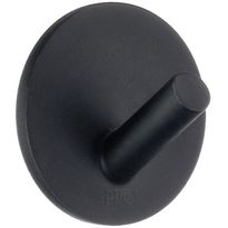 Koukku mini Beslagsboden Design, tarrakiinnitteinen, 4kpl, mattamusta rst