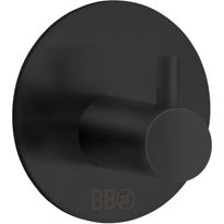 Koukku Beslagsboden Design BB1101, mattamusta rst