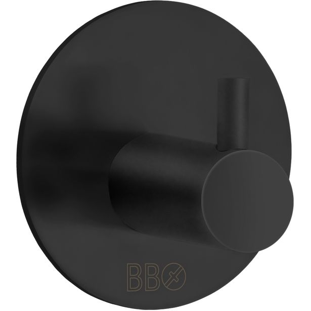 Koukku Beslagsboden Design BB1101, mattamusta rst