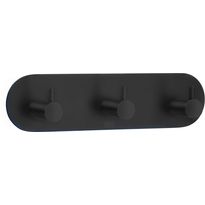 Kolmoiskoukku Beslagsboden Design BB1103, mattamusta rst