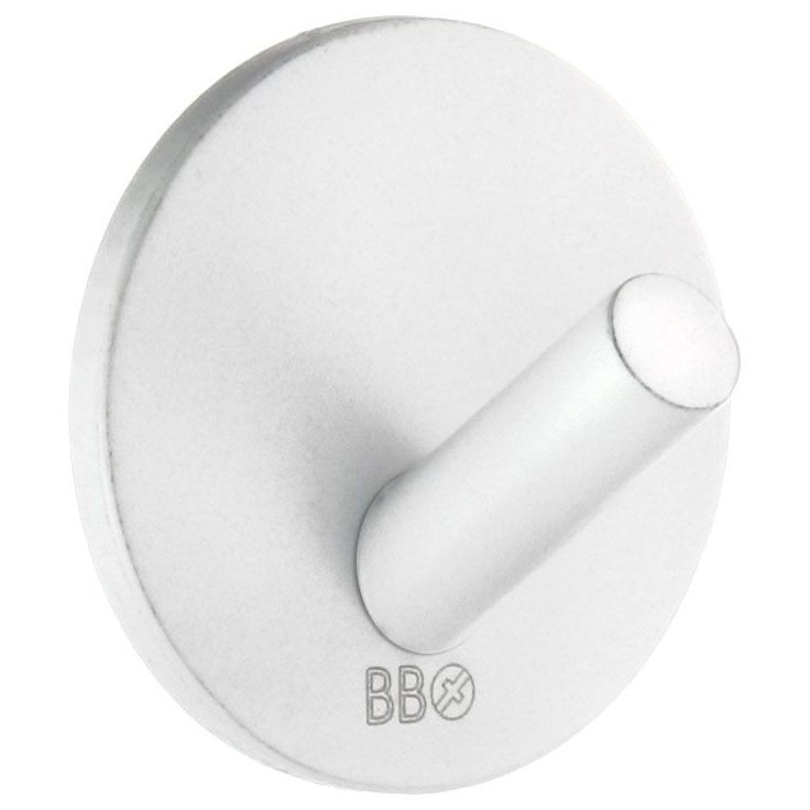 Koukku mini Beslagsboden Design tarrakiinnitteinen 4 kpl mattavalkoinen rst