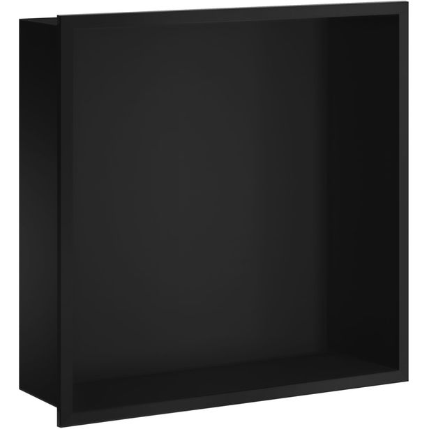 Upotettava hylly Smedbo Sideline DB5022, 30x30cm, musta alumiini