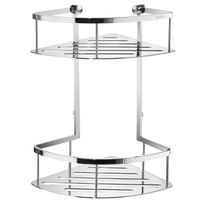 Kaksoiskulmakori Smedbo Sideline Design DK3032, 200x200x322mm, kiiltävä kromi