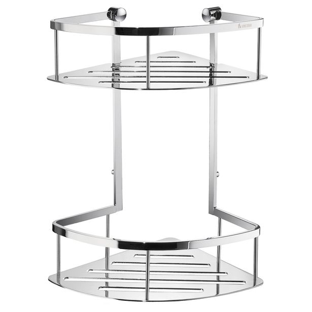 Kulmakori Smedbo Sideline Design DK3032, 200x200x322mm, kiiltävä kromi