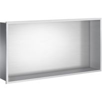 Upotettava hylly Smedbo Sideline DS5023, 30x60cm, harjattu alumiini, Verkkokaupan poistotuote