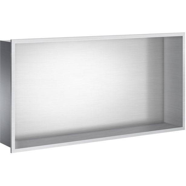 Upotettava hylly Smedbo Sideline DS5023, 30x60cm, harjattu alumiini, Verkkokaupan poistotuote