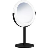 Meikkipeili LED-valoilla Smedbo Outline FB447LED, vapaasti seisova, X1/X7, mattamusta