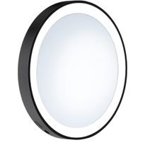Meikkipeili LED-valolla Smedbo Outline, akkukäyttöinen, mattamusta