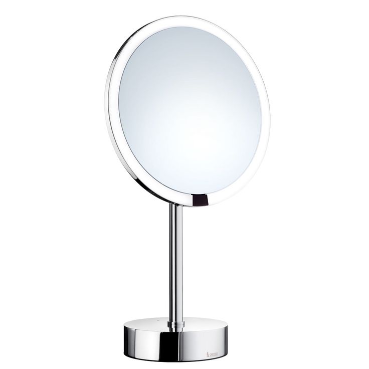 Meikkipeili Smedbo Outline Sensor FK488EP,  Ø215mm, akkukäyttöisellä valolla, 7-kertainen suurennos