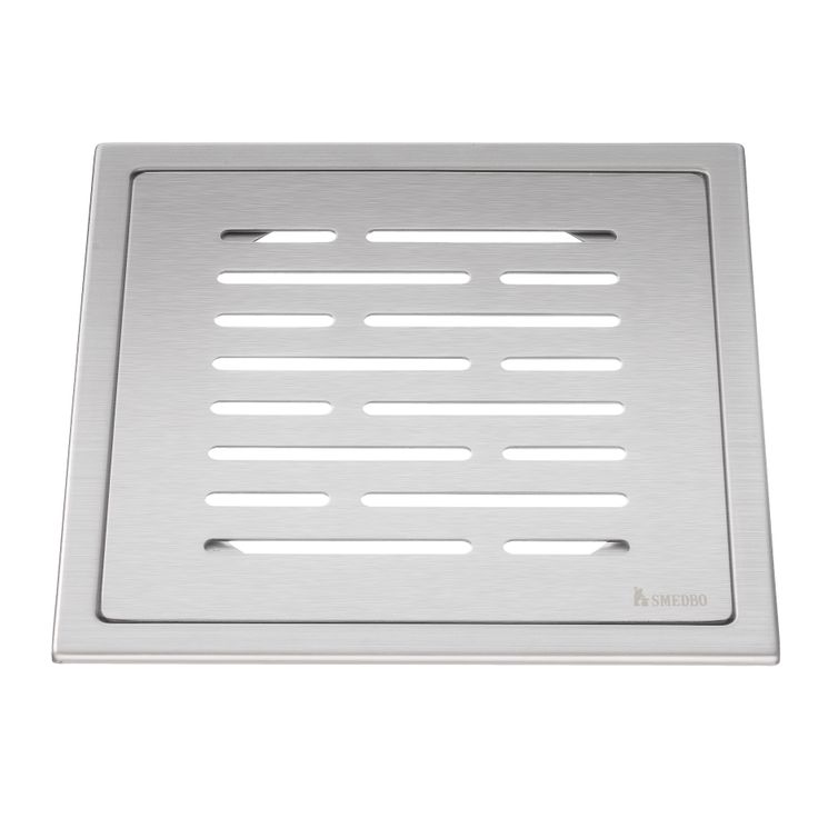 Lattiakaivonkansi Smedbo Outline Janat, 200 x 200 mm, harjattu
