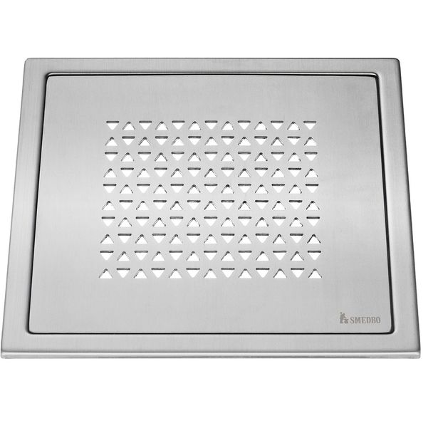 Lattiakaivonkansi Smedbo Outline kolmio 200x200 mm mattaharjattu rst