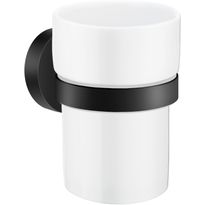 Hammasmukiteline Smedbo Home HB343P, mattamusta/posliini